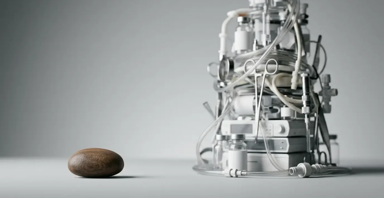 Visual metaphor representing the long-term cost benefits of preventive healthcare through annual general practitioner visits