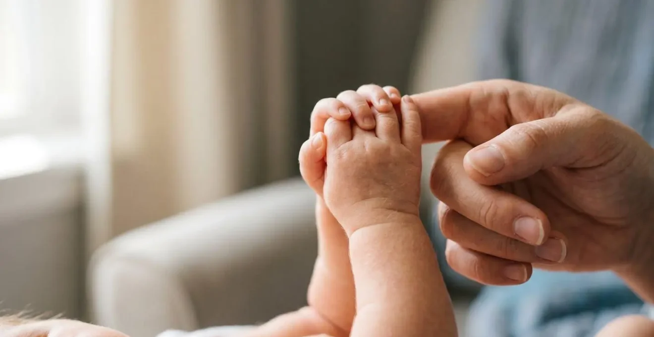 Close-up view depicting infant motor development and physical strength indicators in premature babies