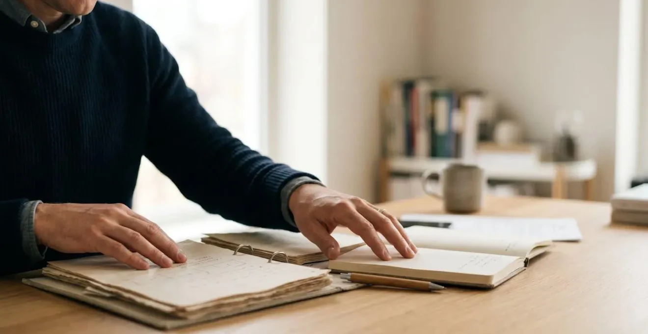 Person conducting professional medical credential research in clean modern workspace