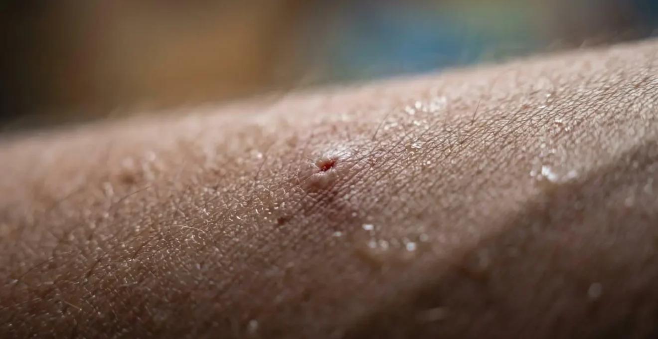 Close-up view showing abstract visualization of biological immune response decay over time